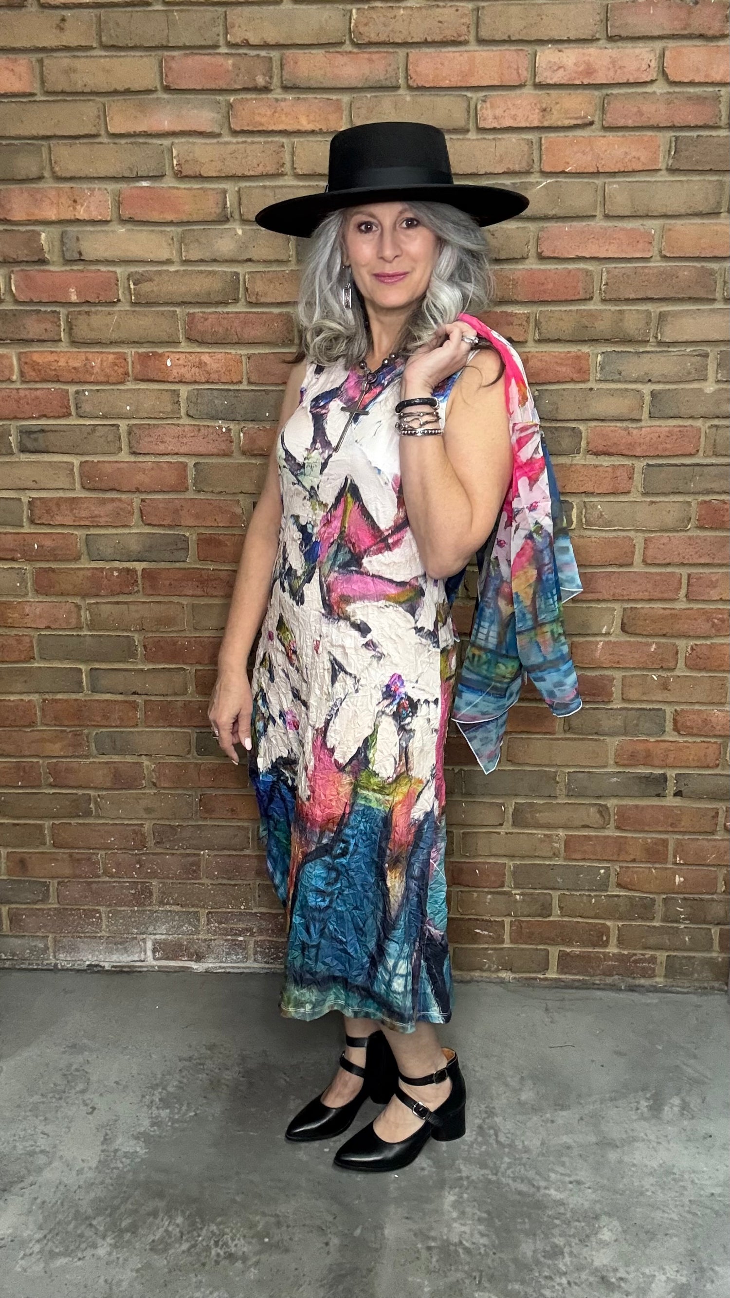 Arrangements Print Dress