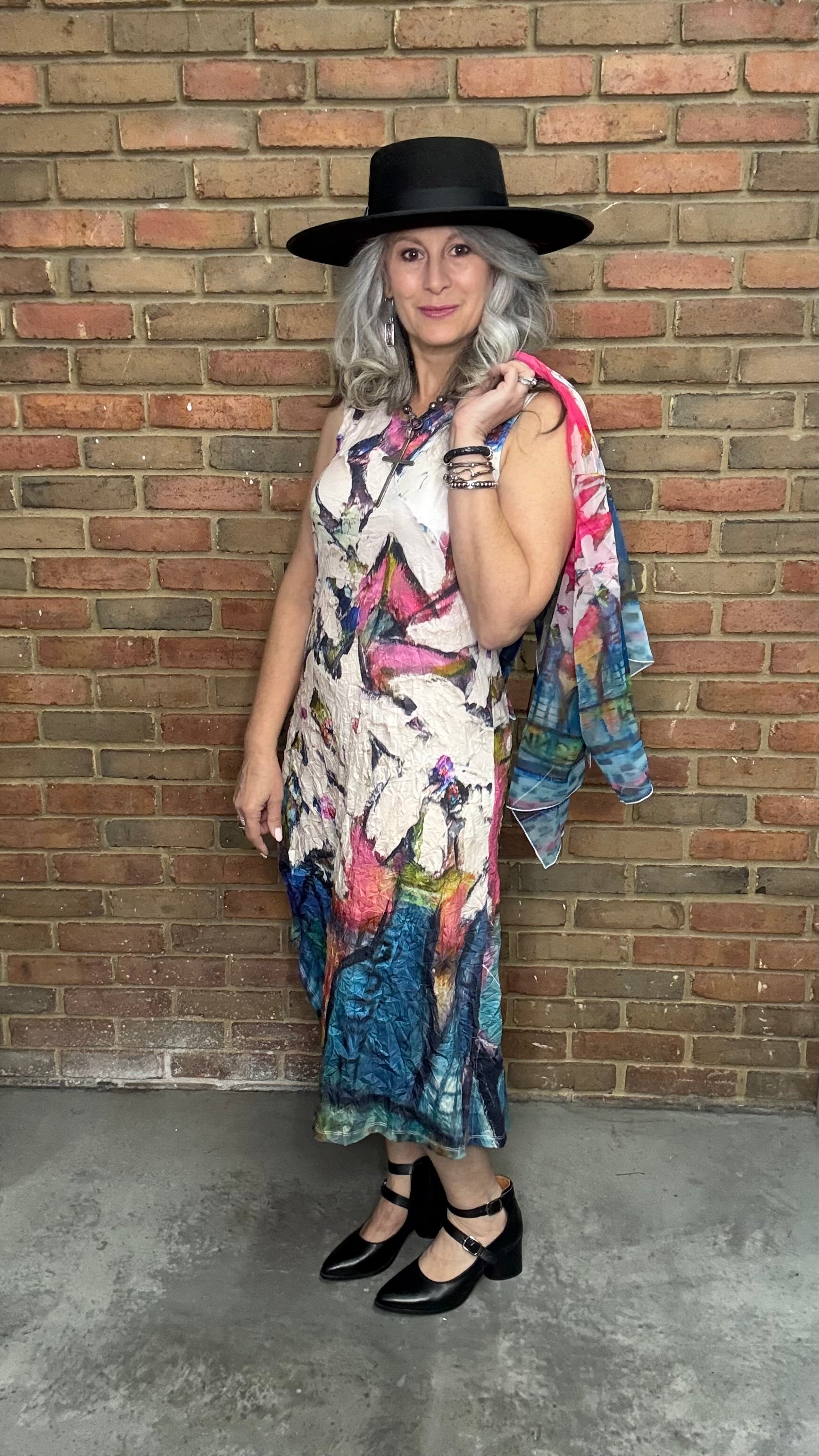 Arrangements Print Dress
