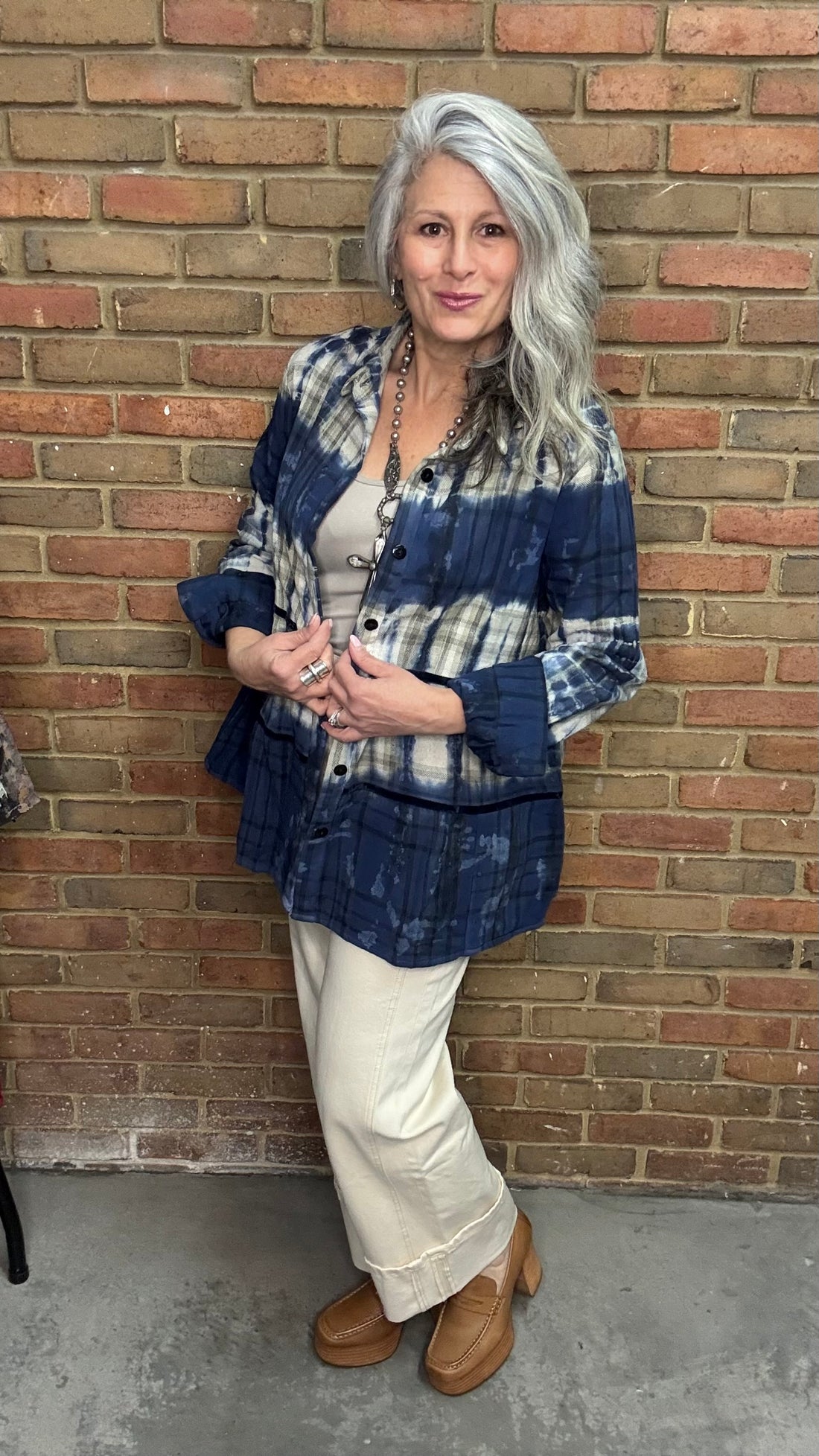 Alicia Top Motherwell Flannel