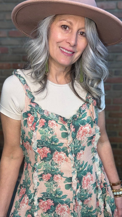 Rose Garden Dress - Vintage Vault Boutique