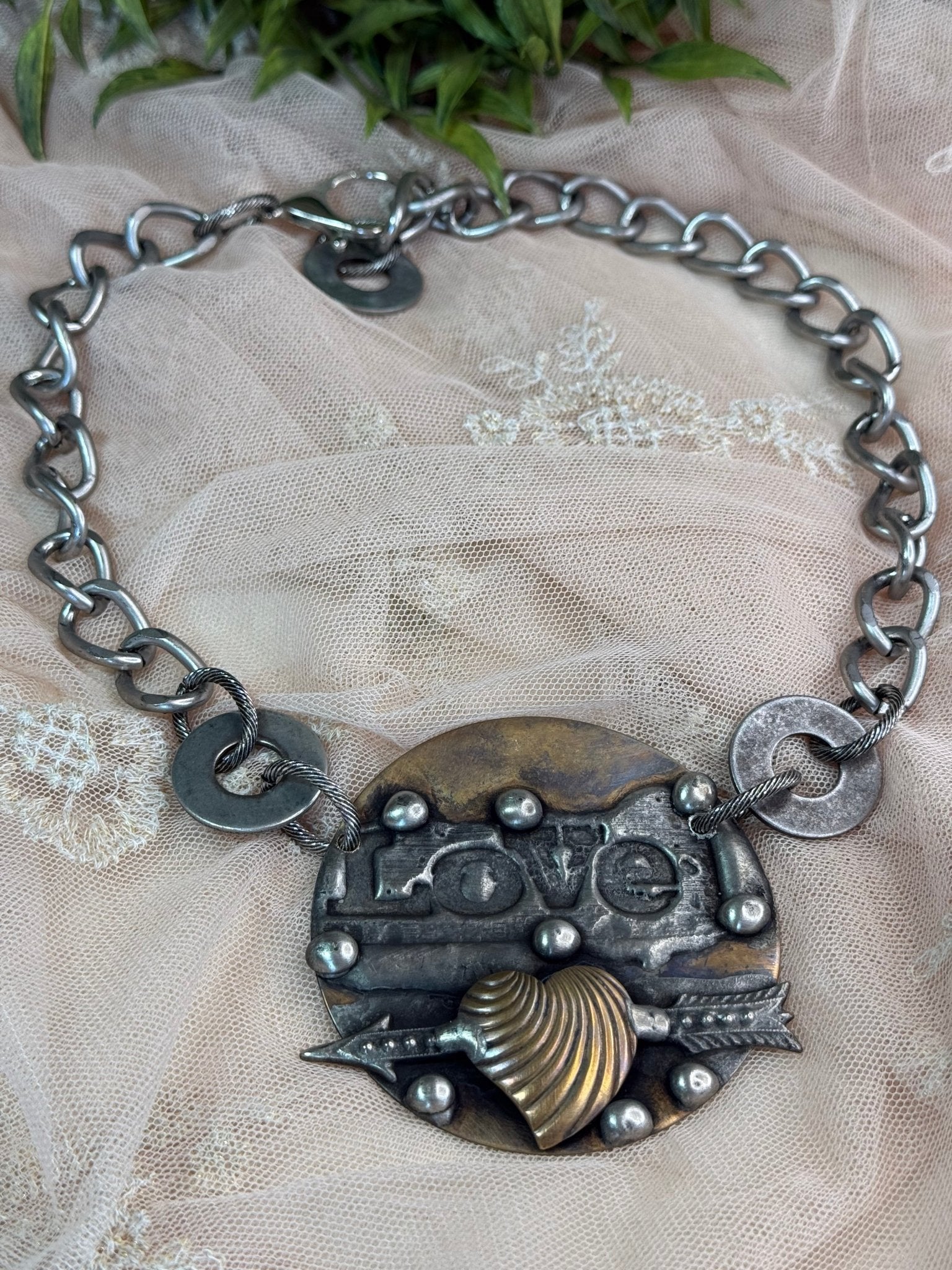 Junk LOVE Necklace - Vintage Vault Boutique