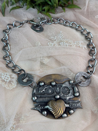 Junk LOVE Necklace - Vintage Vault Boutique