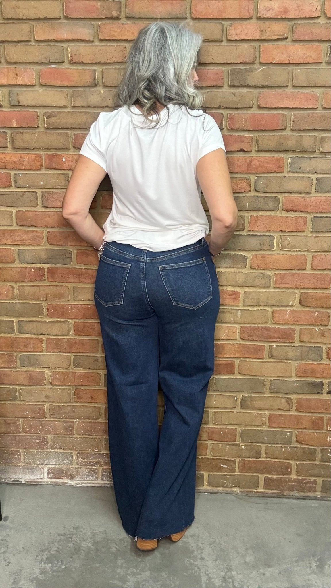 Judy Blue Retro Wide Leg - Vintage Vault Boutique