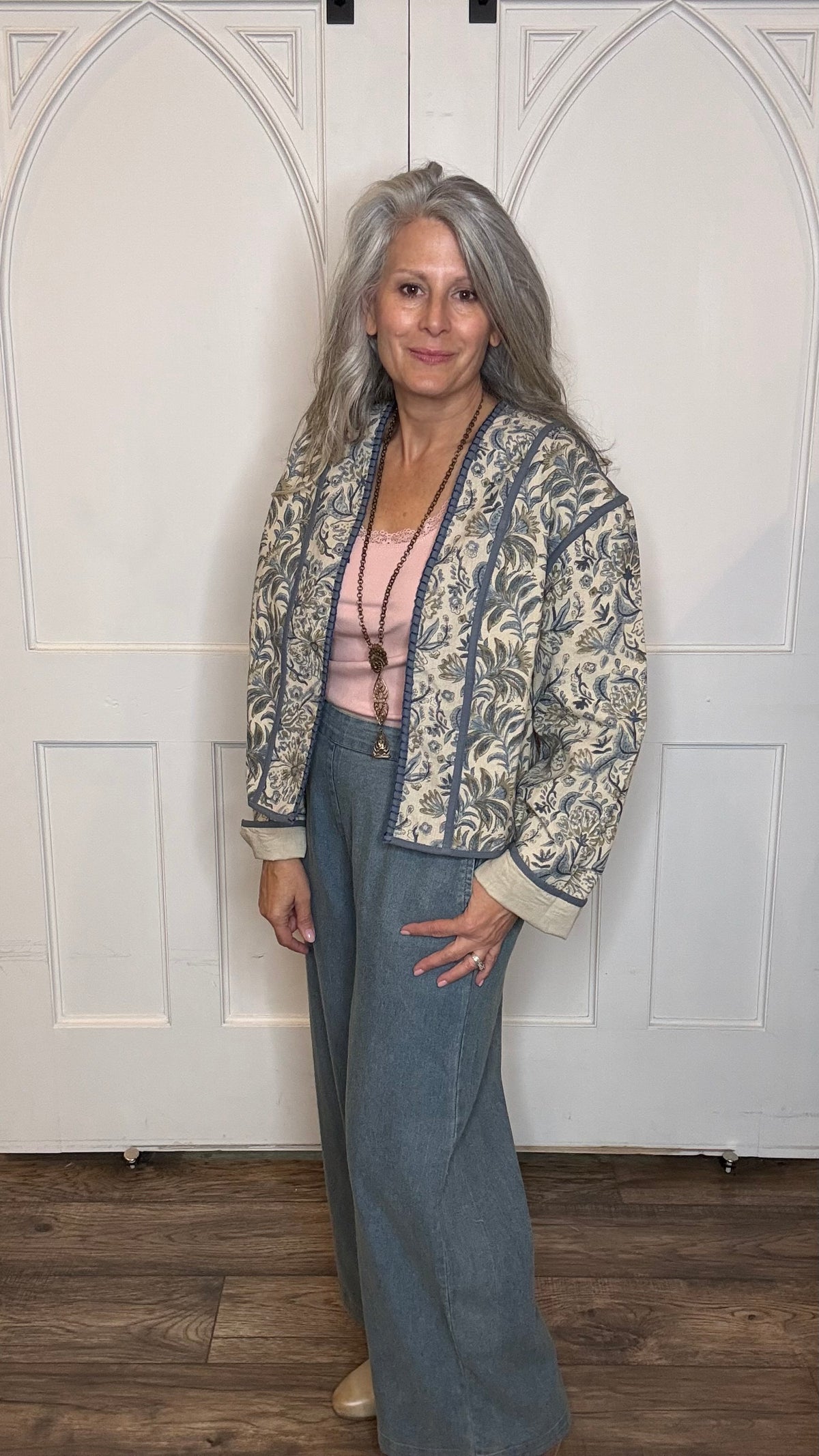 Quilted Kimono Jacket