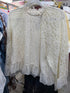 Ruffle Neck Bell Sleeve Lace Blouse - Vintage Vault Boutique