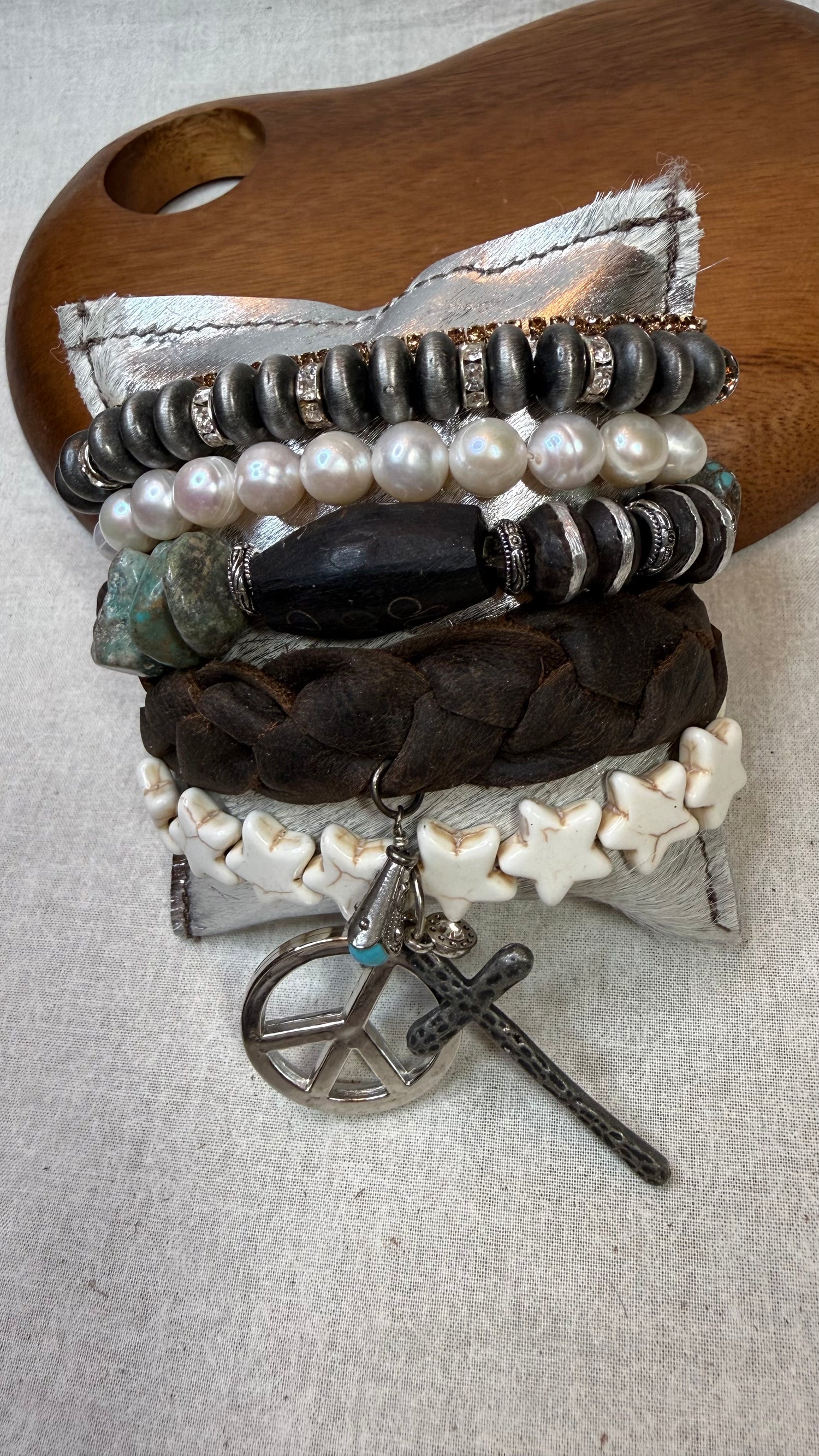 Pillow Stack Star Bracelet Stack
