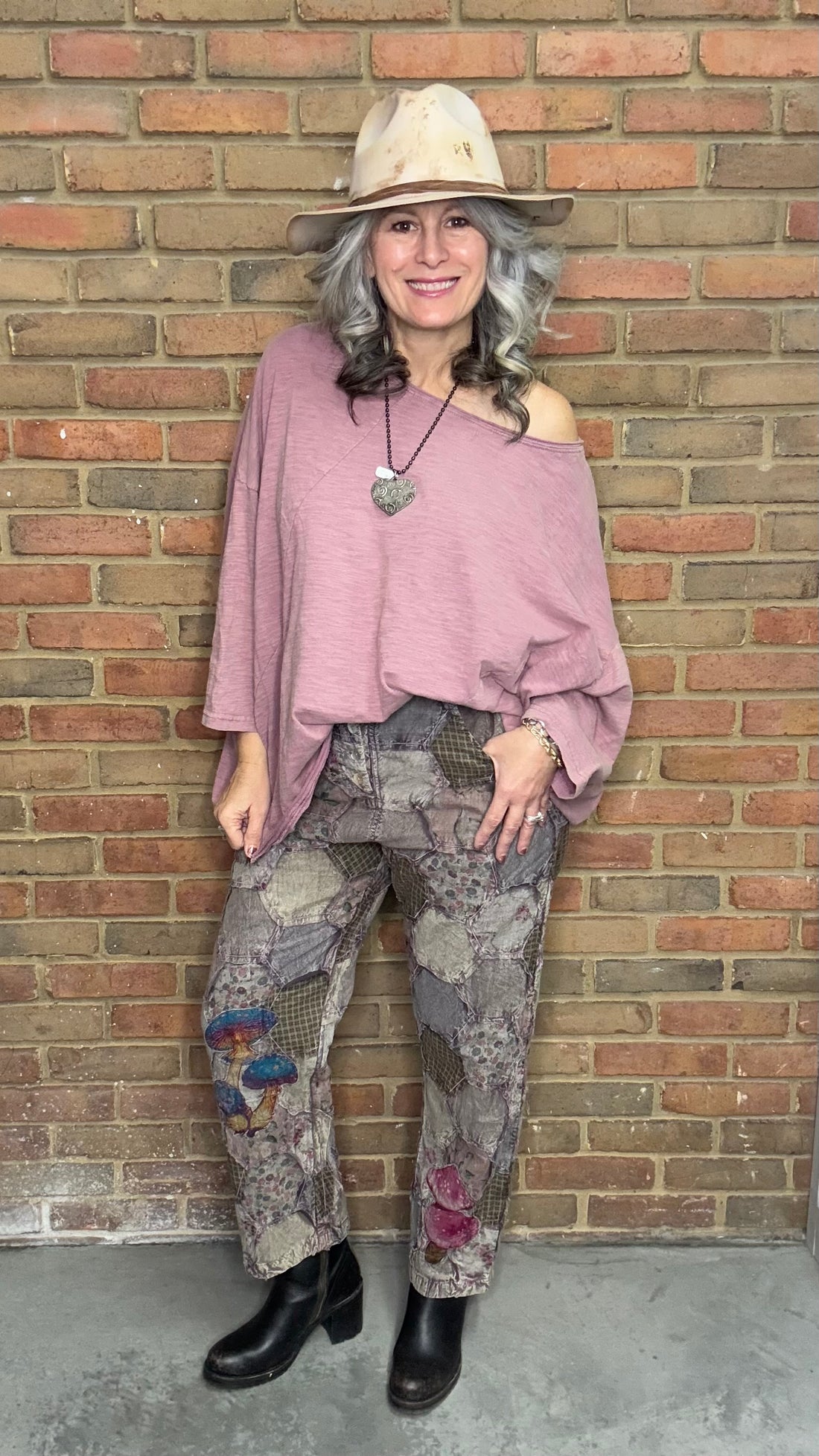 Hexagon Patchwork with Mushroom Pant