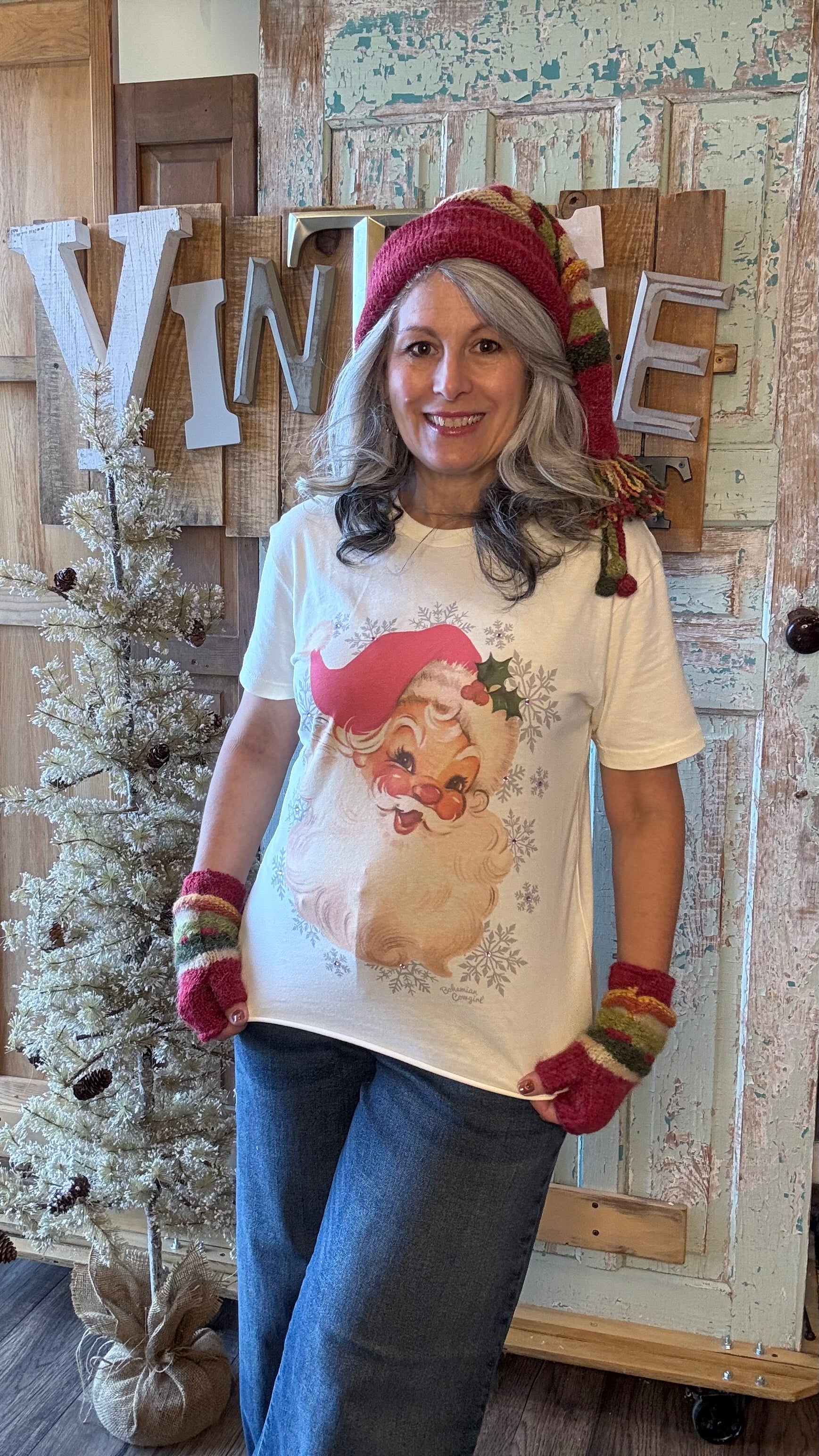 Vintage Santa Tee Shirt