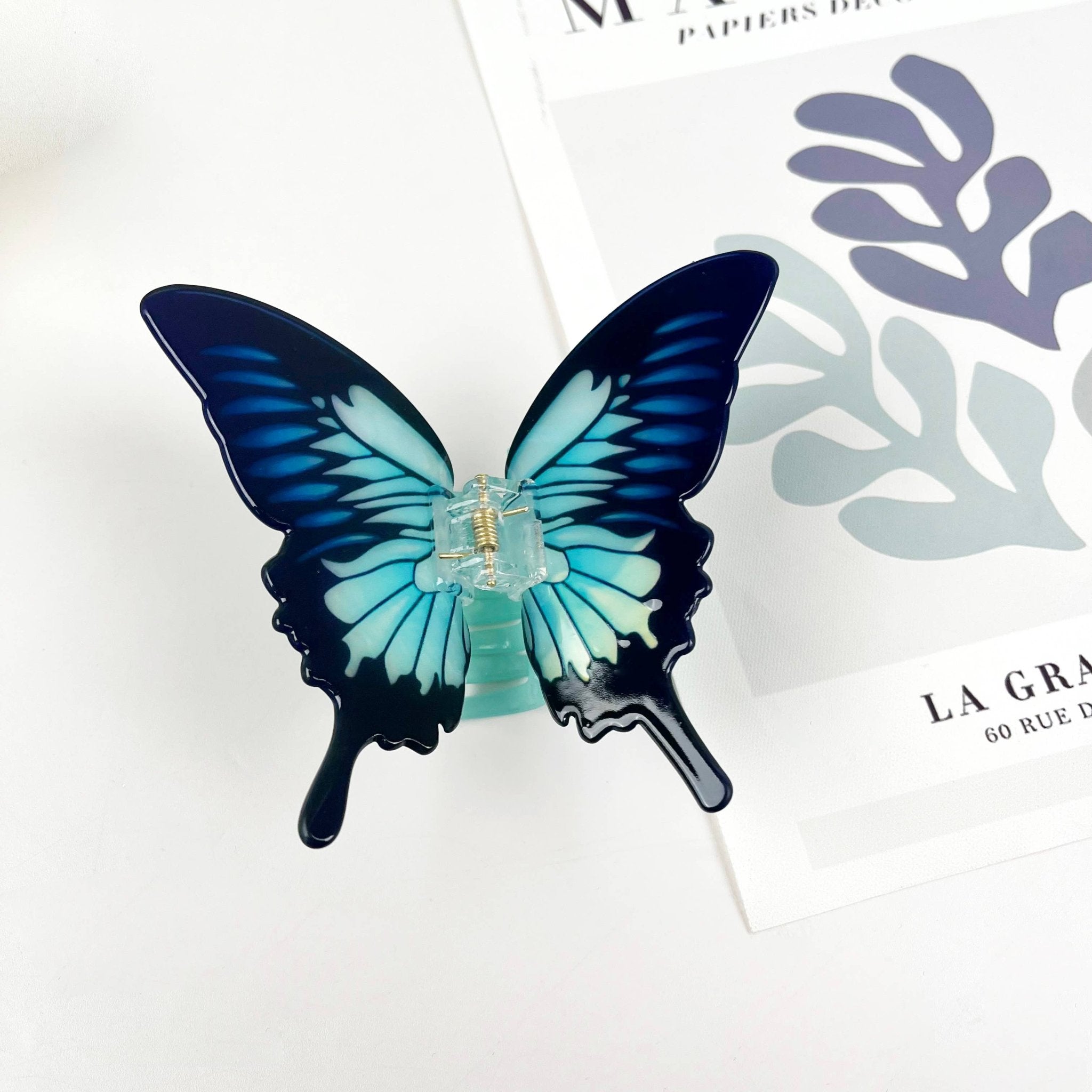 Large Butterfly Hair Clip - Vintage Vault Boutique