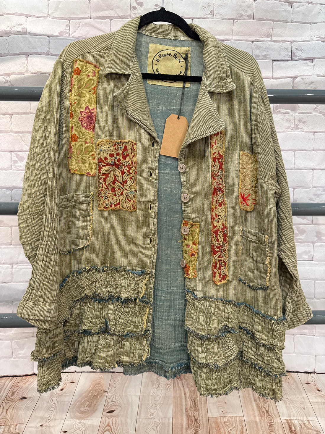 Soft Ruffle Shirt Jacket