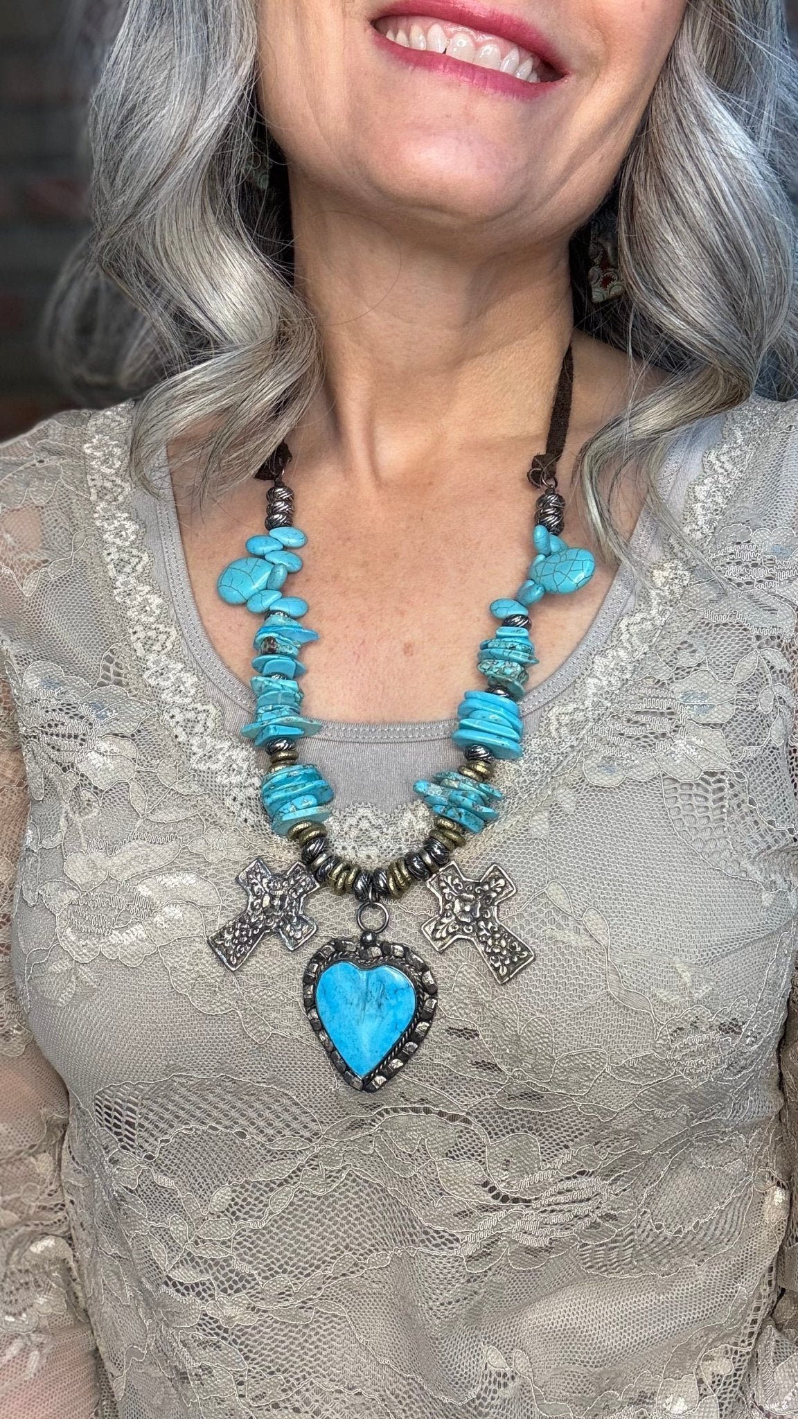 Heart Necklace - Vintage Vault Boutique