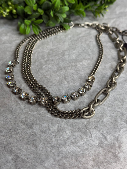 Cricket Necklace in Antique Silver