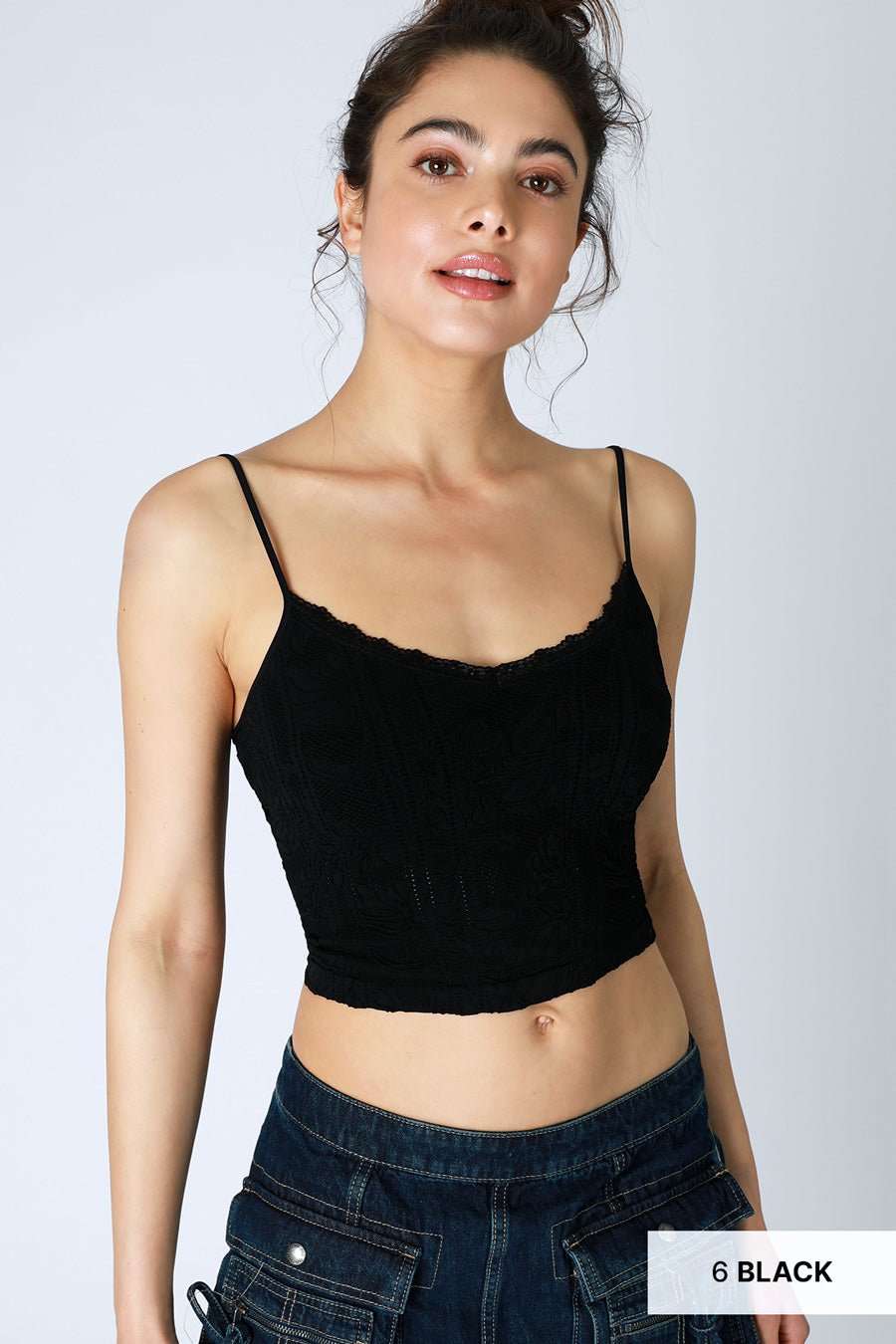Double Lace Trim Cami - Vintage Vault Boutique