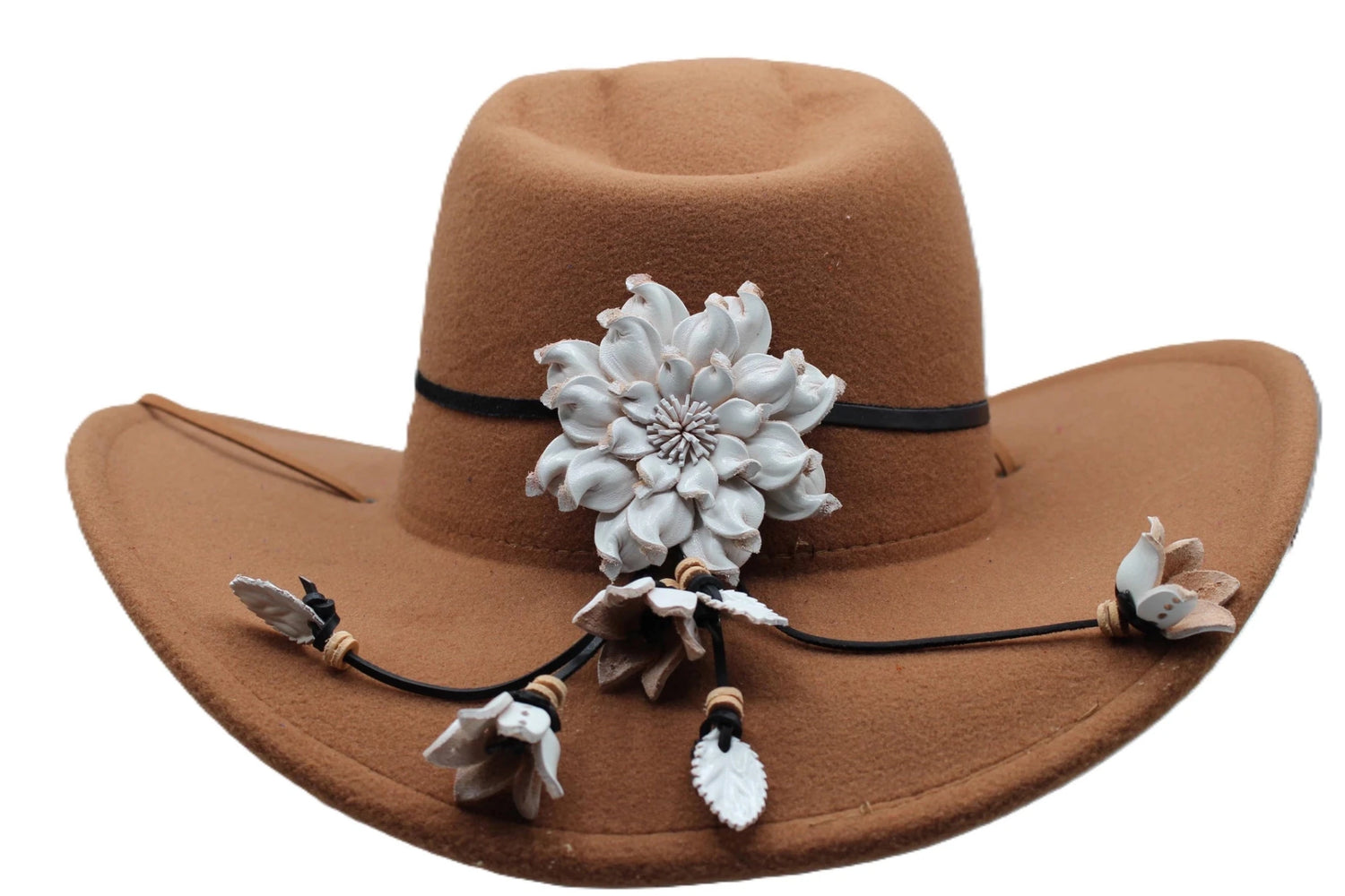 Daisy Flower Hat Band/Necklace - Vintage Vault Boutique