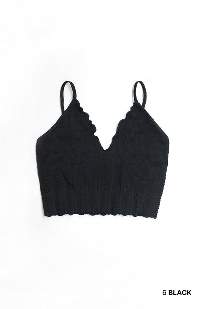 Lace Textured Bralette