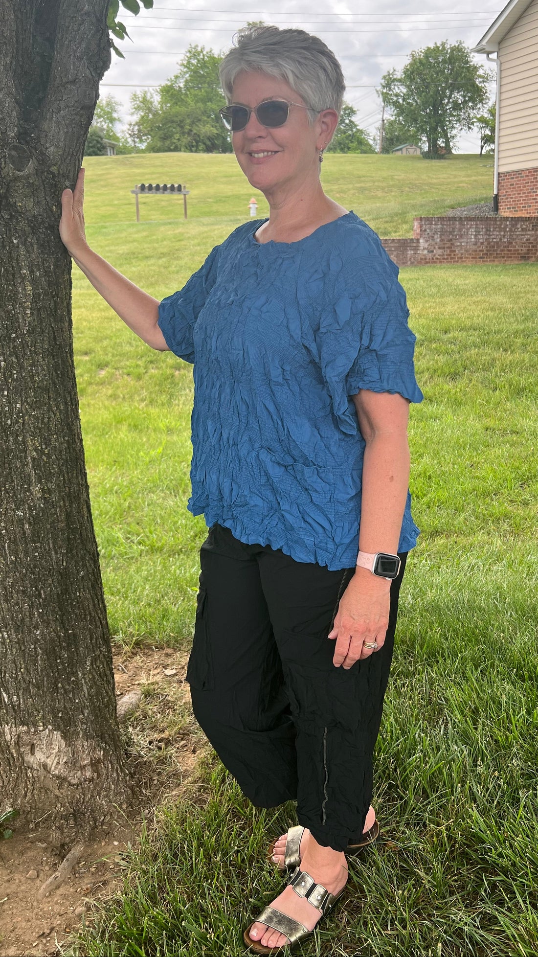 Orabella Top Cadet Blue