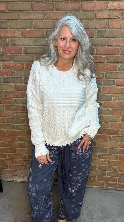 RANIA Cable Knit Sweater