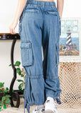 Cargo Parachute Drawstring Pants CHARCOAL (color shown is not correct) #781