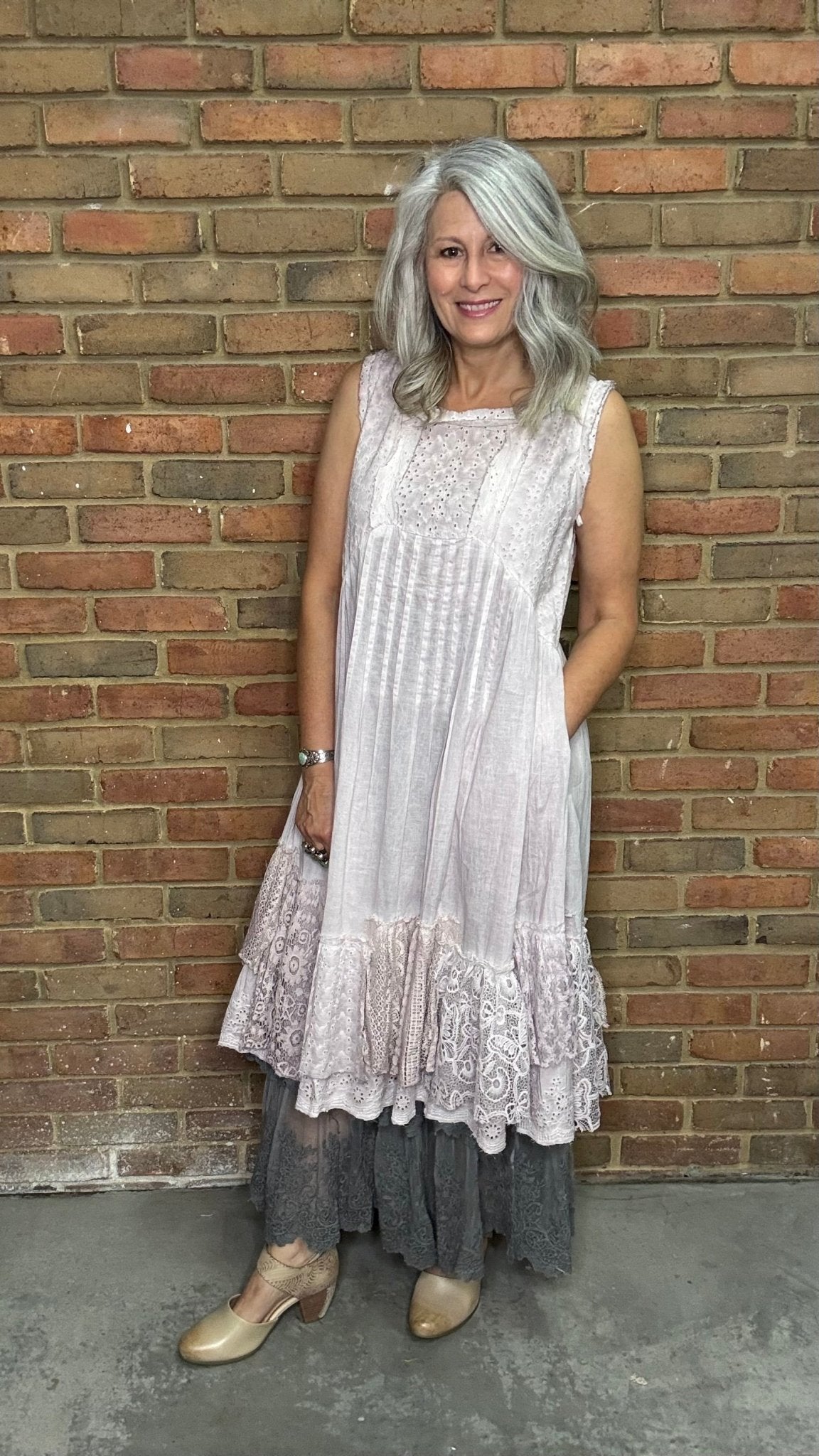 Whispered Skies Skirt in Charcoal - Vintage Vault Boutique