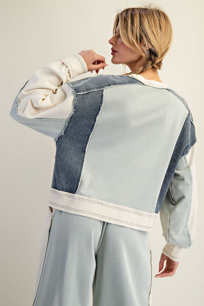 Color Block Pullover