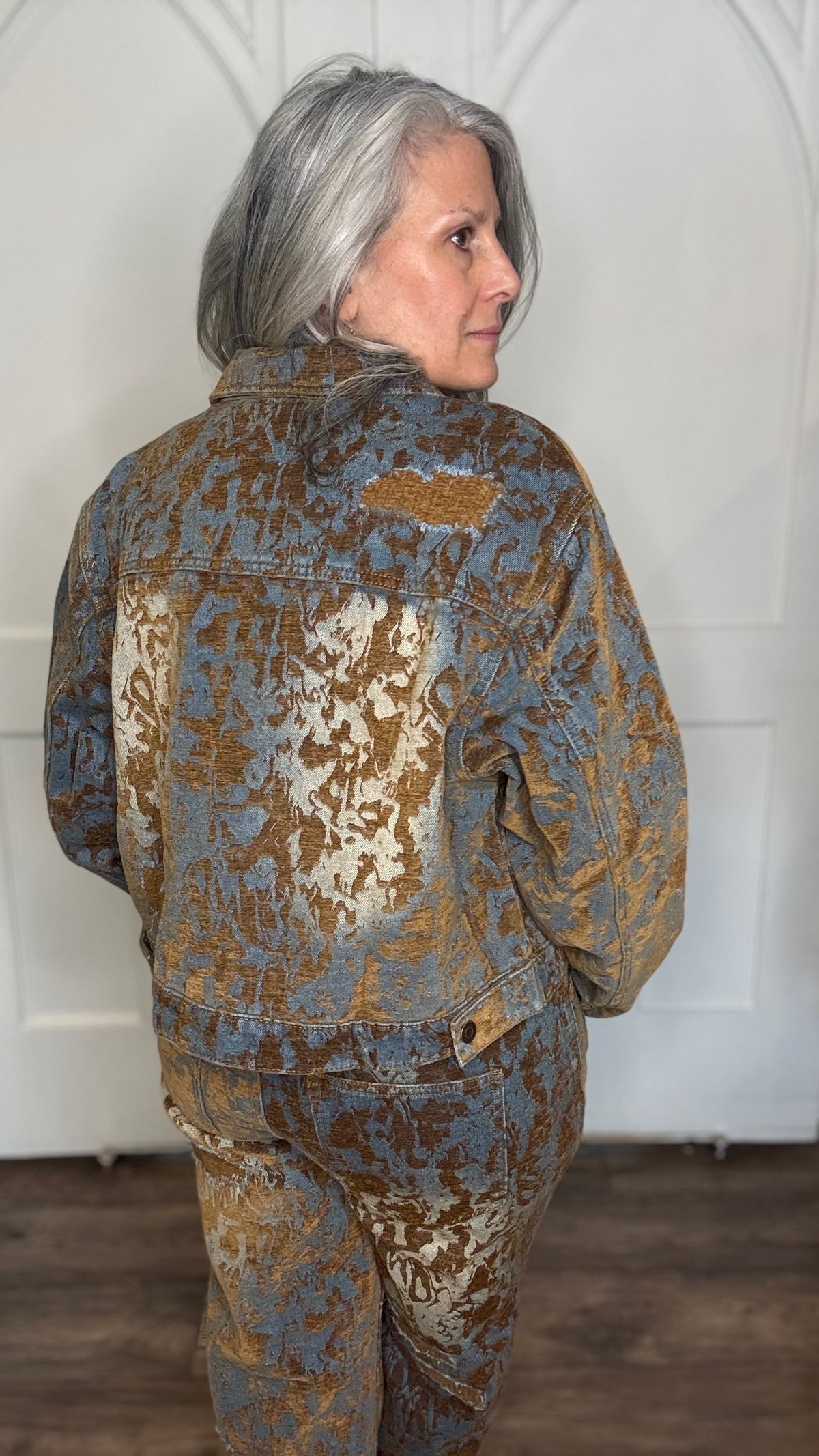 Burn Out Distressed Jacket