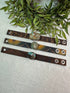 Turquoise Stone Leather Snap Bracelet - Vintage Vault Boutique