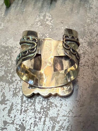 Multi Stone Matrix Cuff Bracelet