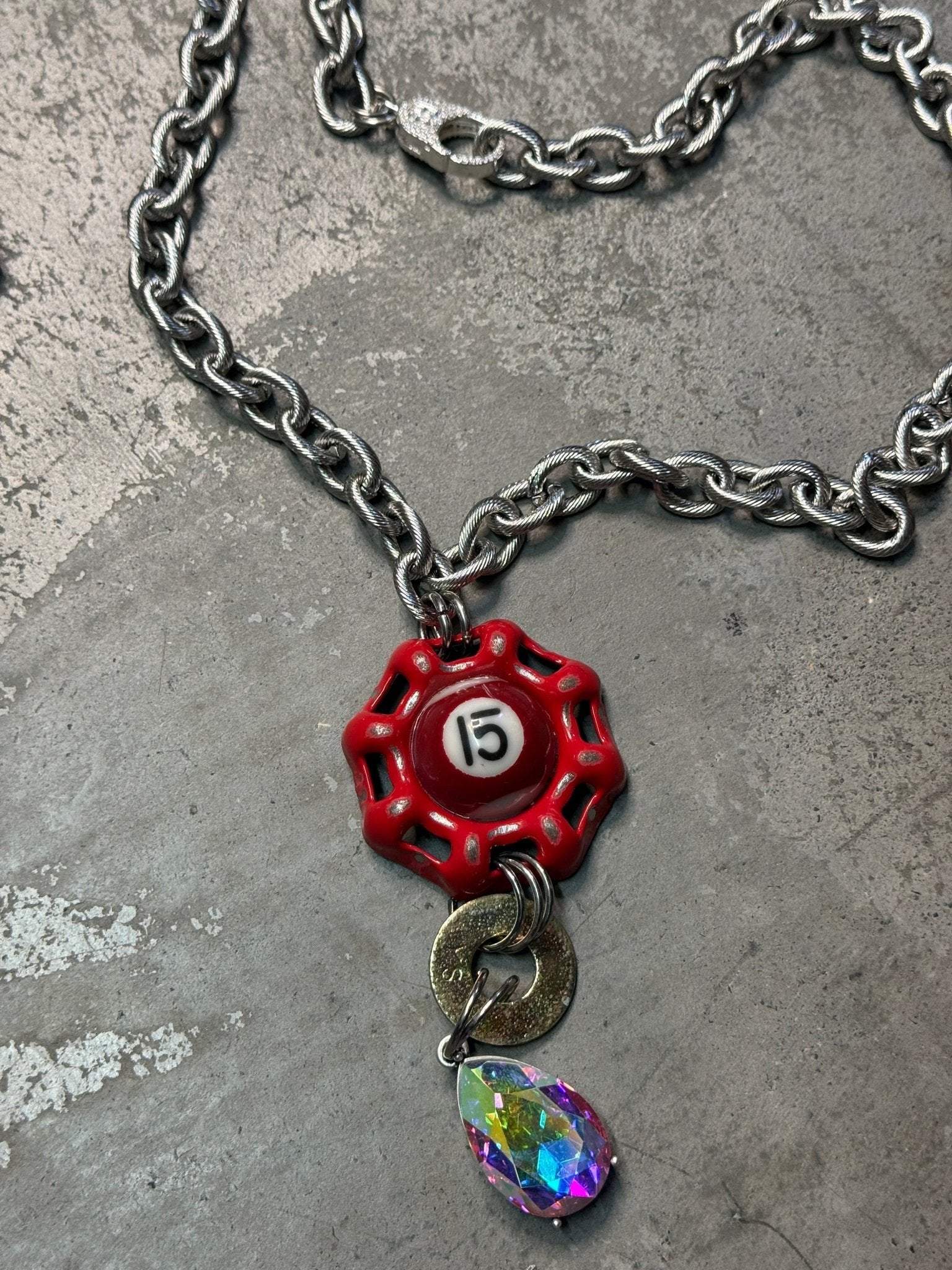 Billiard Ball Necklace - Vintage Vault Boutique