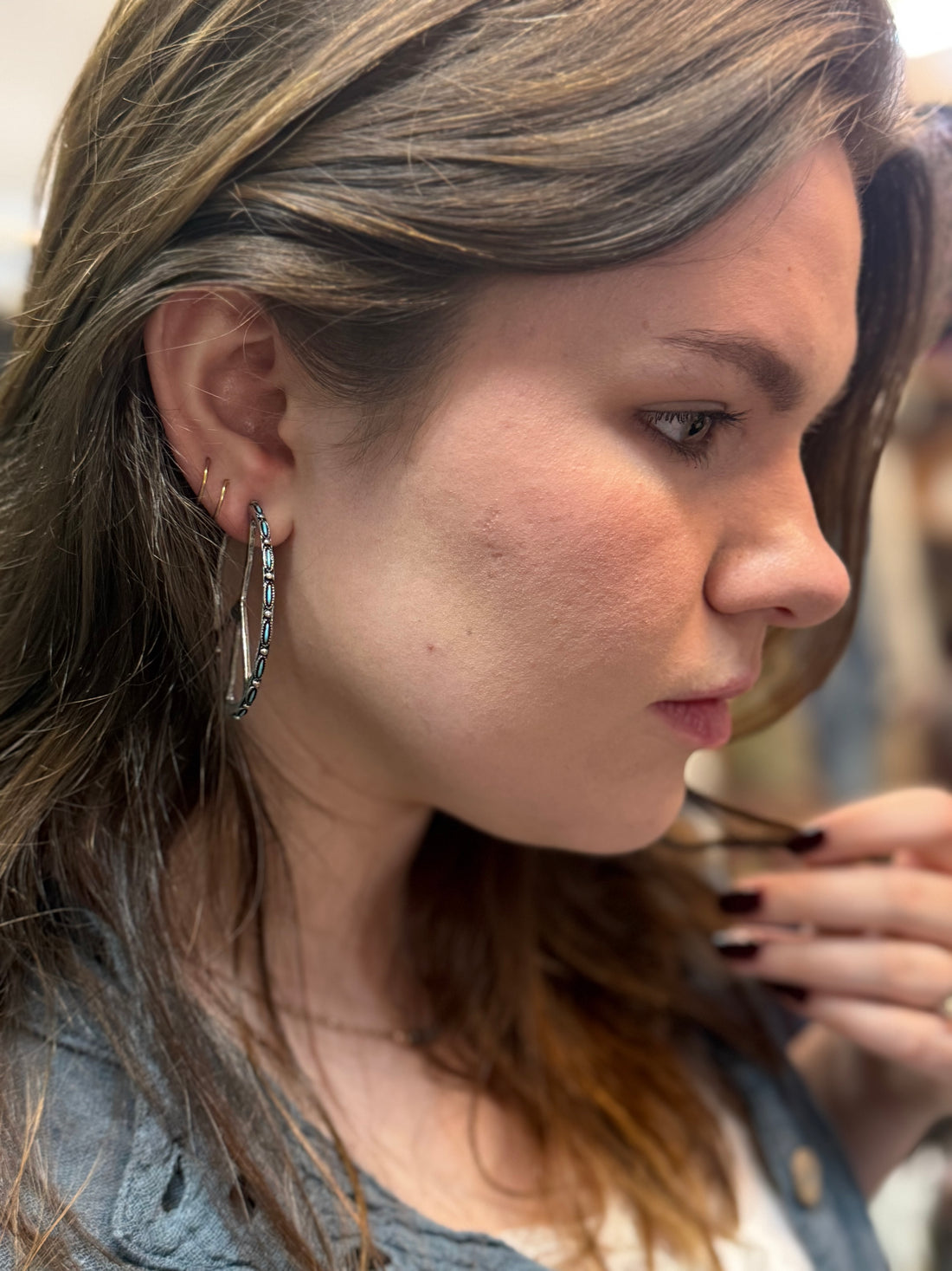 Hoop Peace Earring