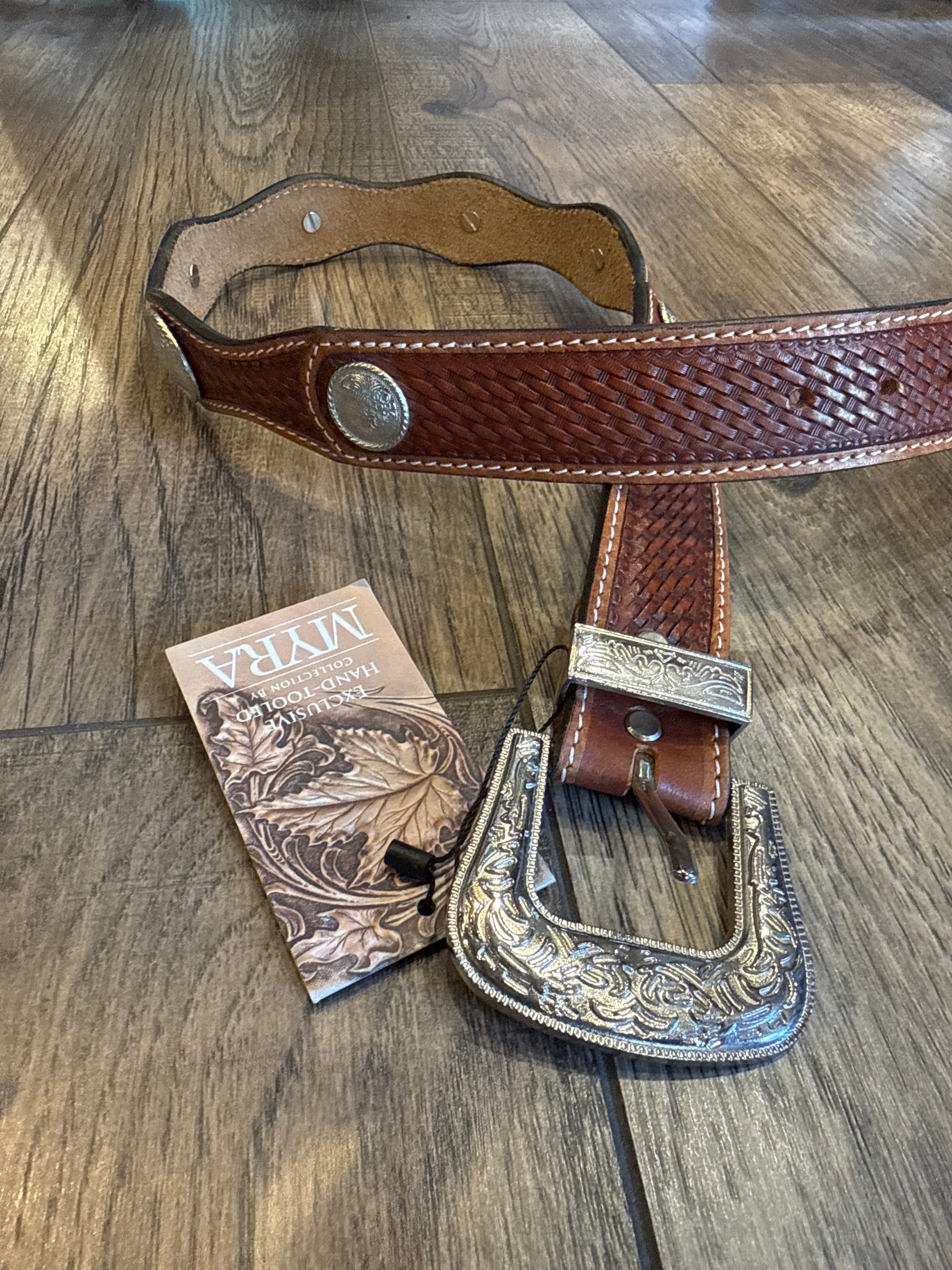 Rustic Woods Tooled Belt