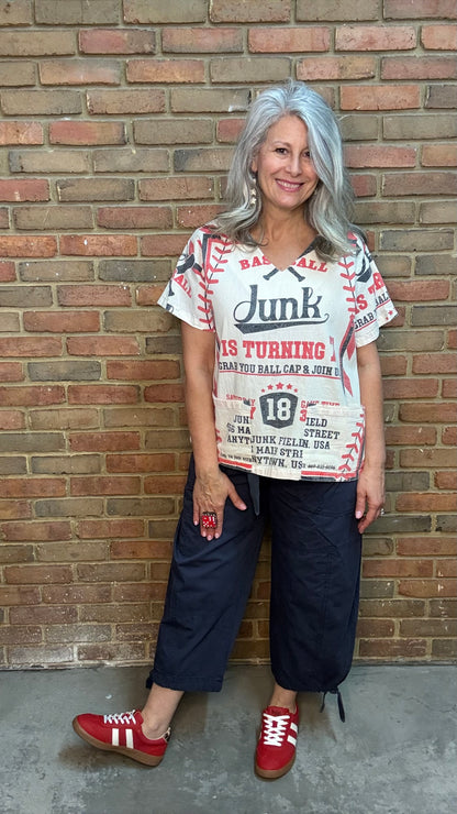 Junk Field Baseball Two Pocket Top