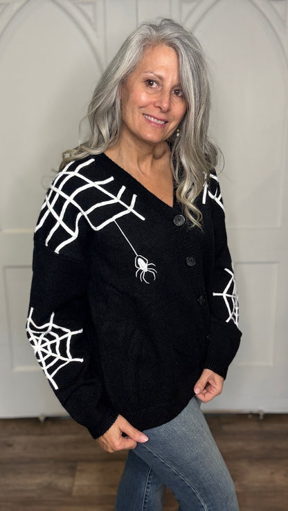 Spider Web Cardigan