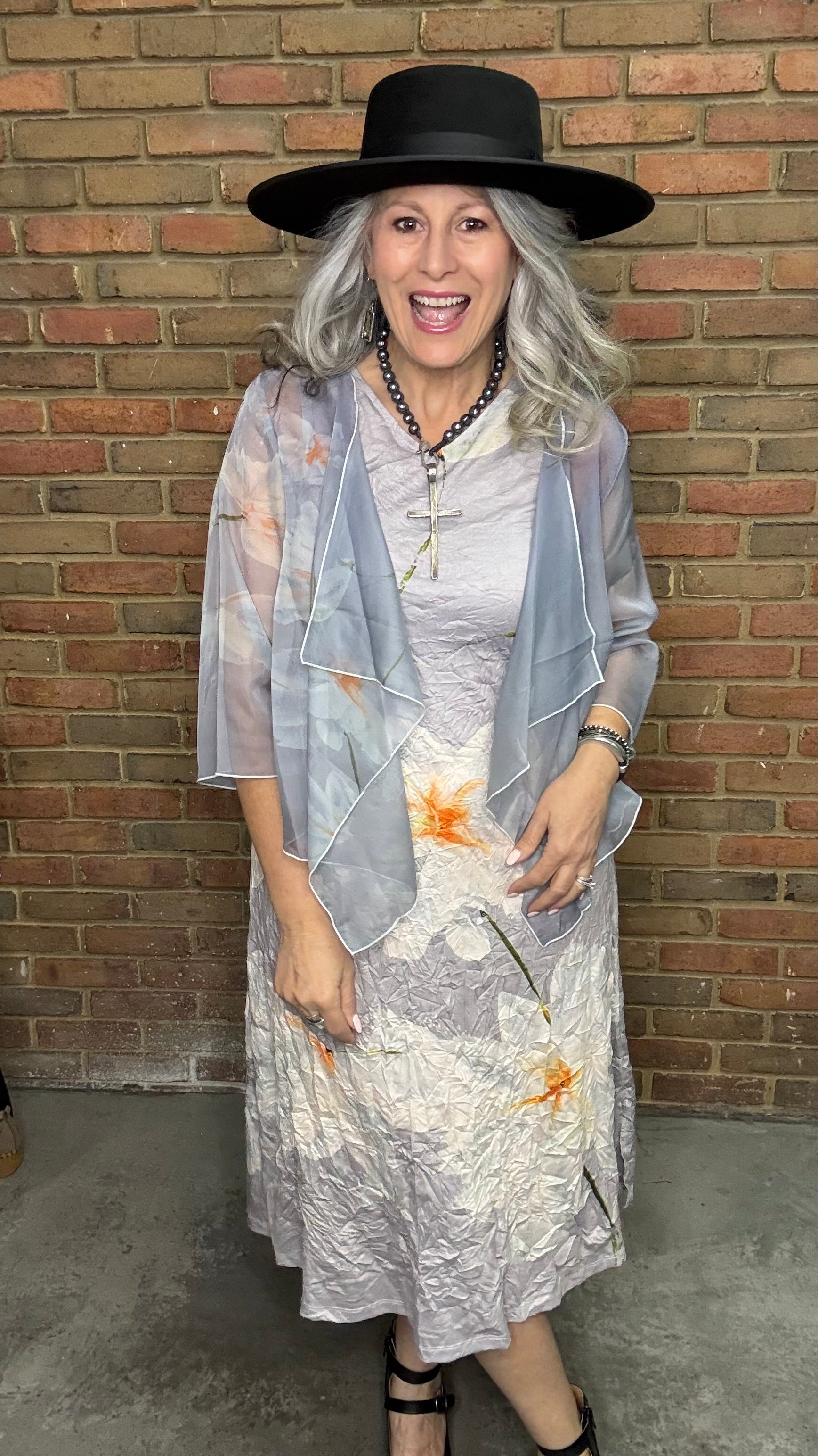 Easy Morning Print Dress