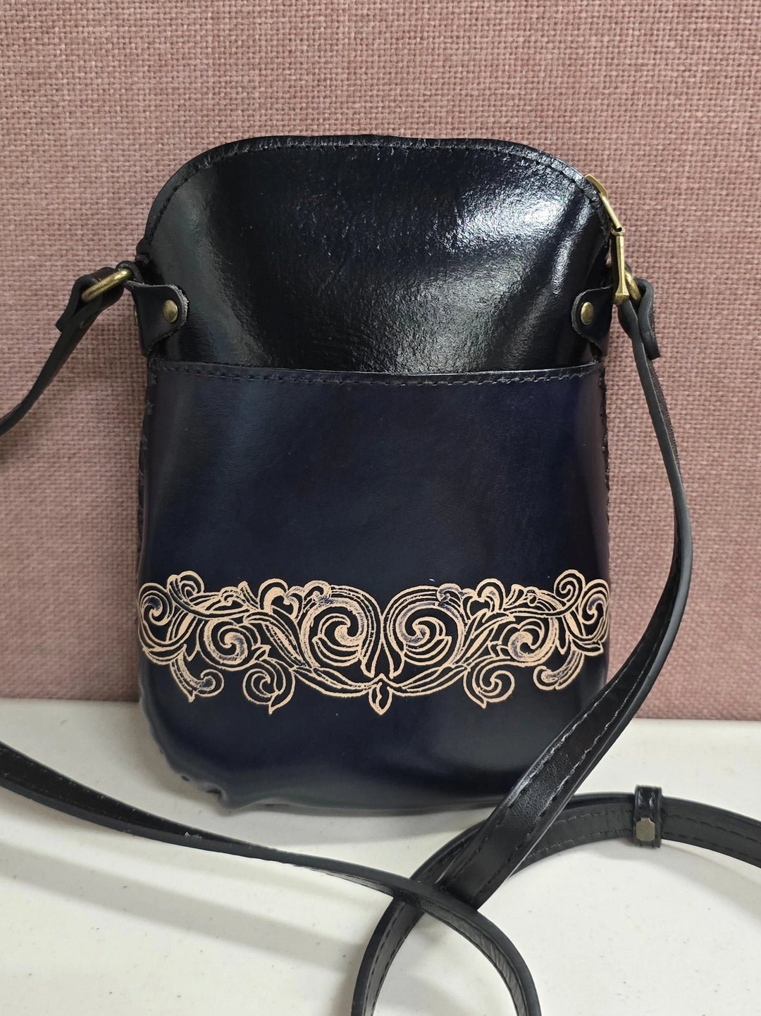 Leather Skull Pouch - Vintage Vault Boutique