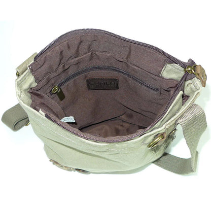 Patch Crossbody - Sand - Vintage Vault Boutique