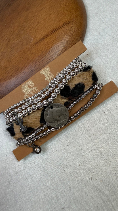 Hide and Silver Stretch Stack