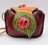 Leather Ladybug on Leaf Coin Purse - Vintage Vault Boutique