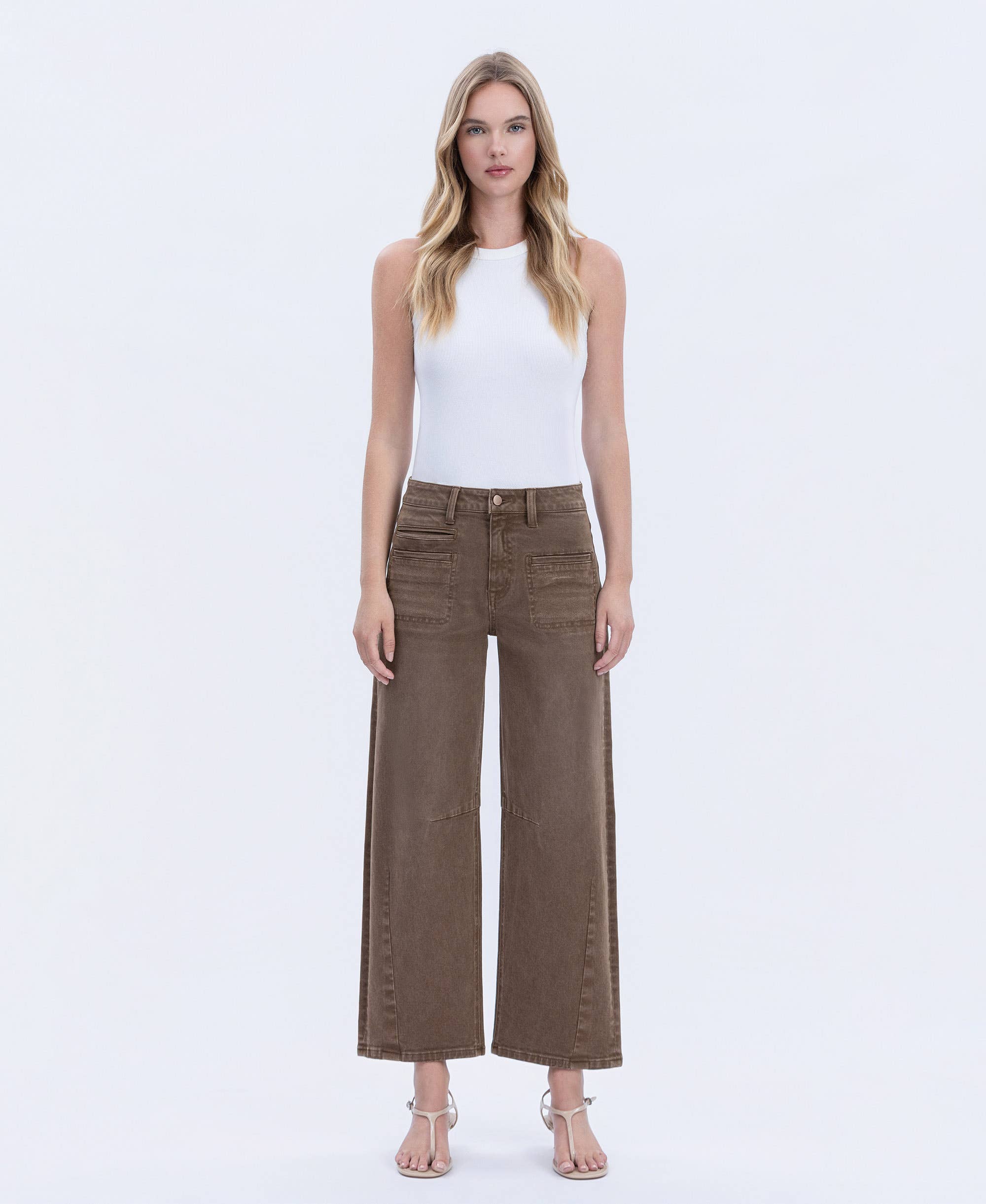 Welt Pocket Coffee Barrel Jean