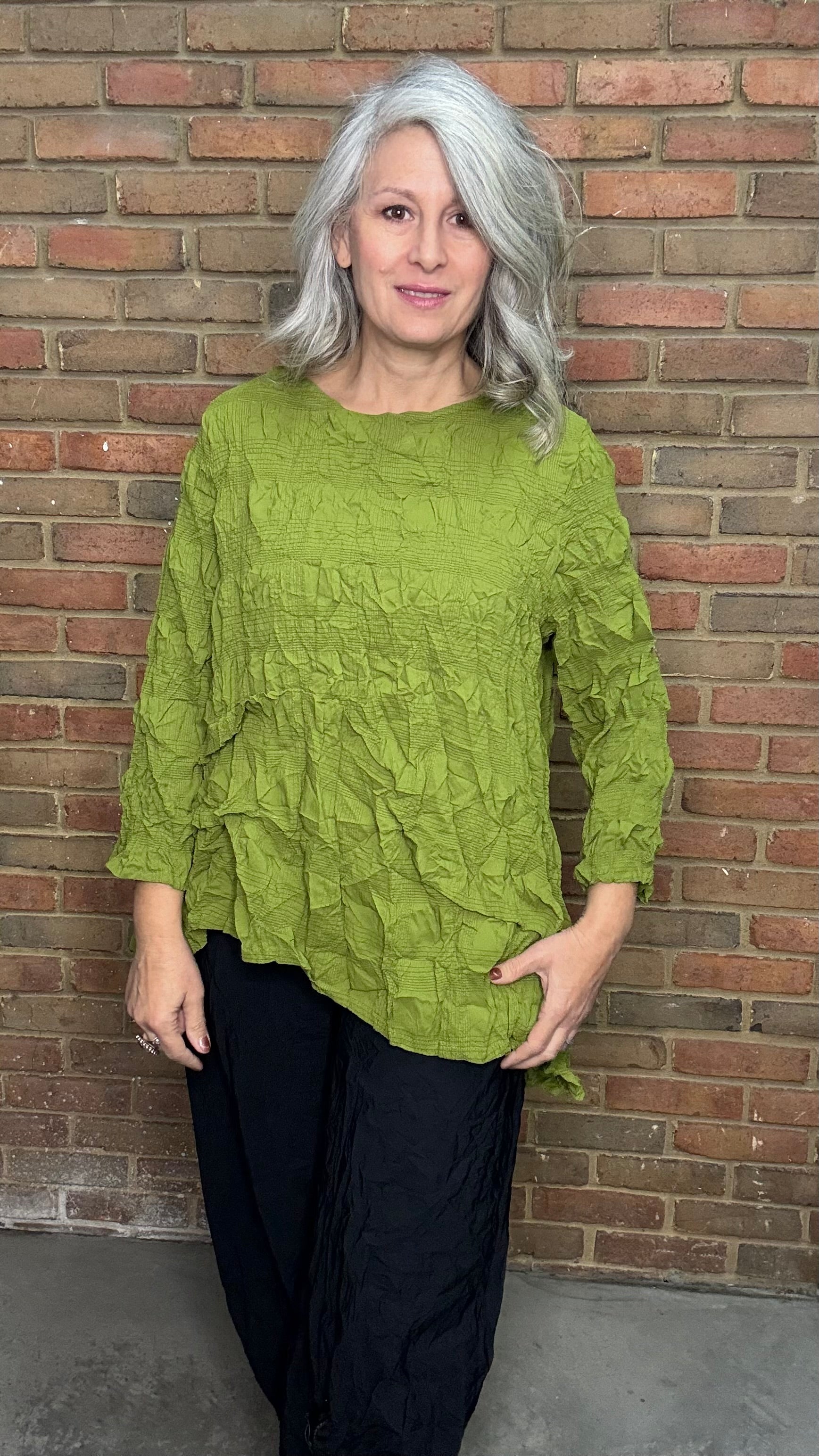 Calista Tucked Top Grass