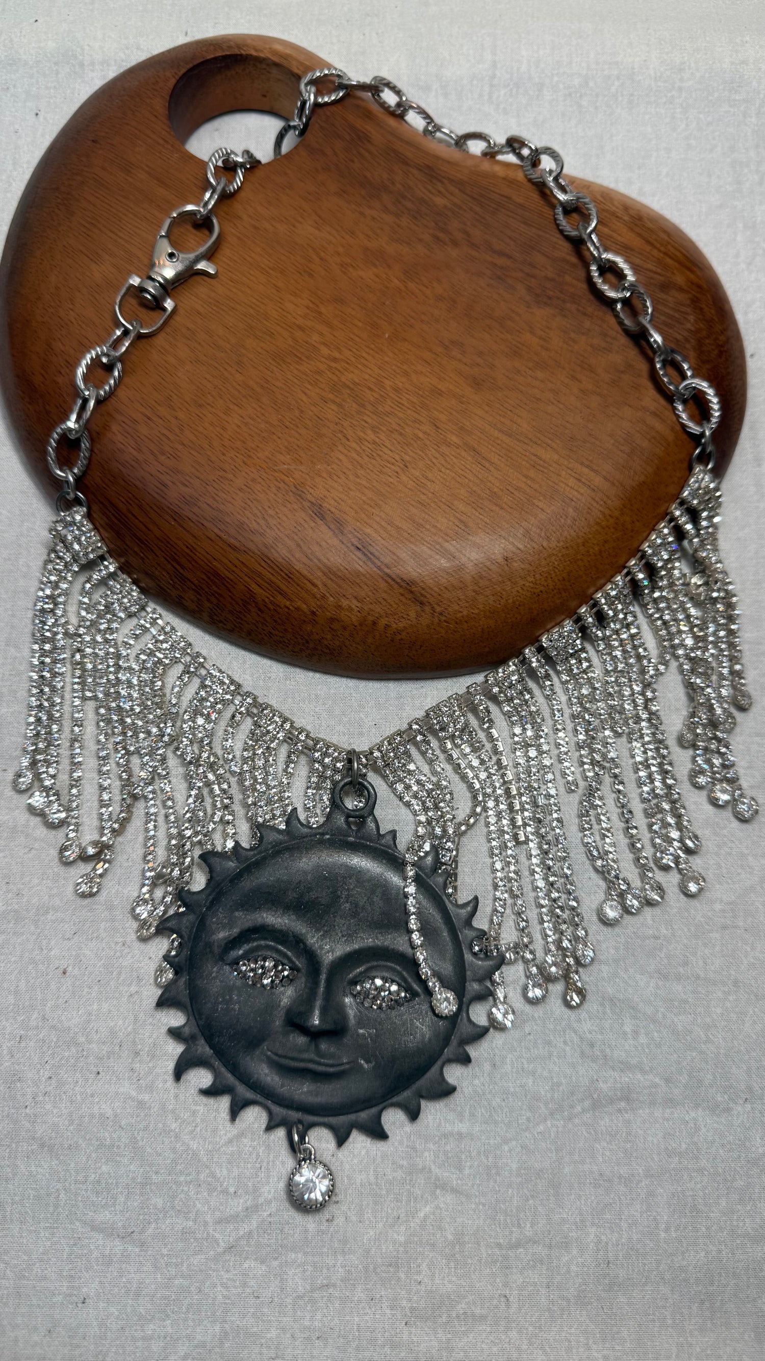 Bling Sun Choker Necklace