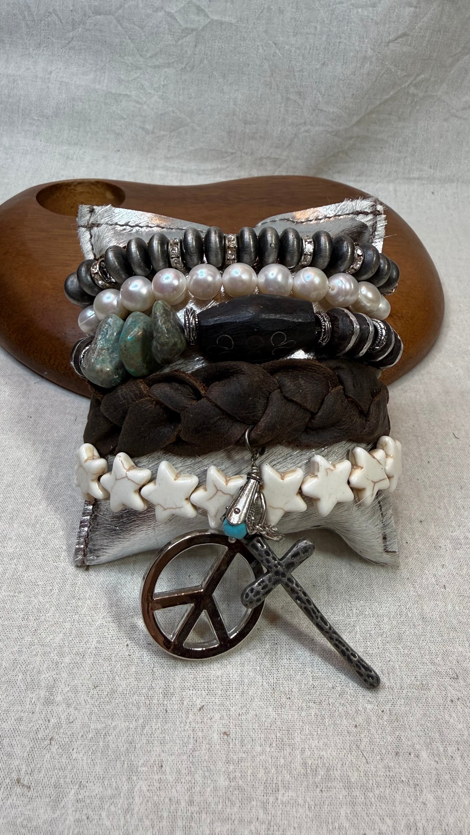 Pillow Stack Star Bracelet Stack