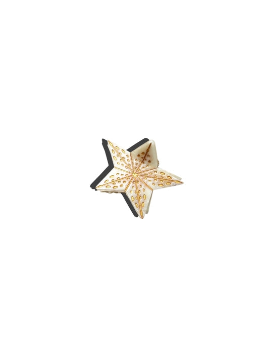 Hand Painted Mini Star Lantern Claw Hair Clip