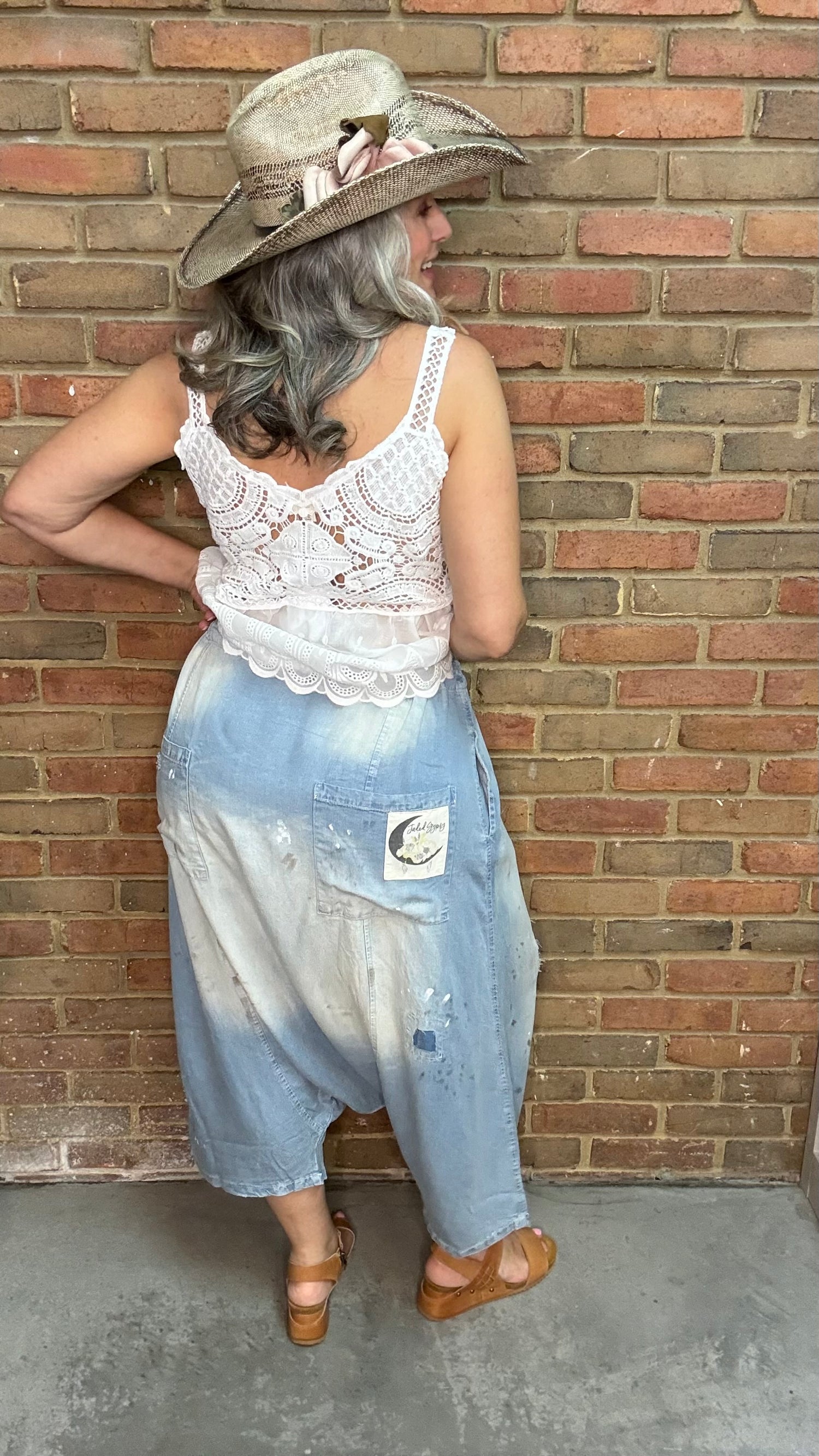 Earthsong Harem Pants - Chambray