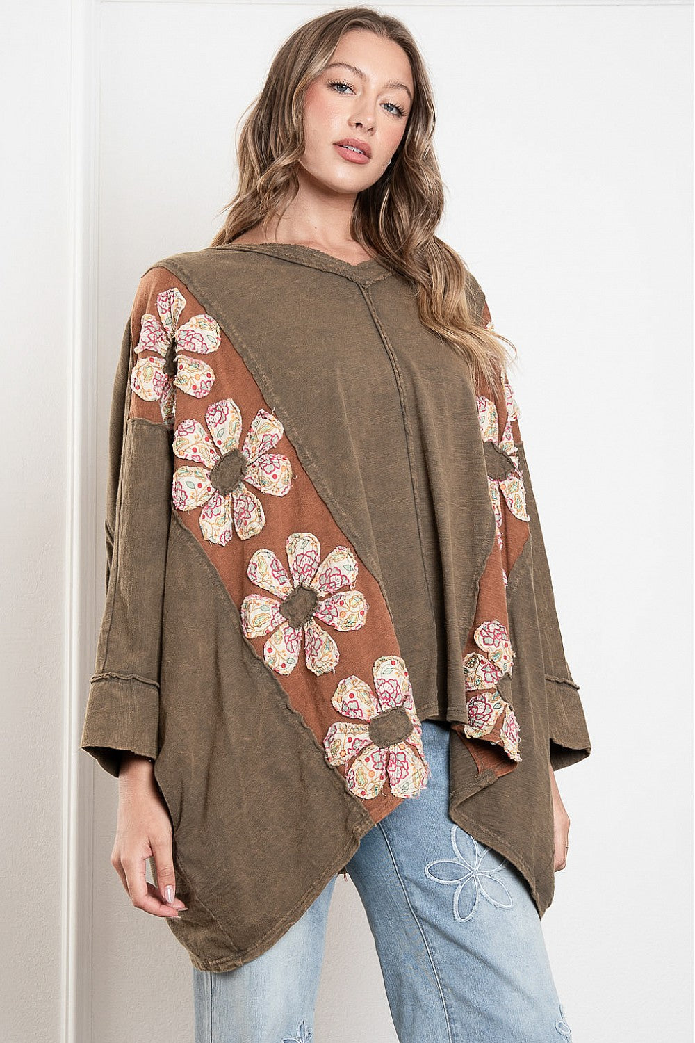 Flower Patch Jersey Top 