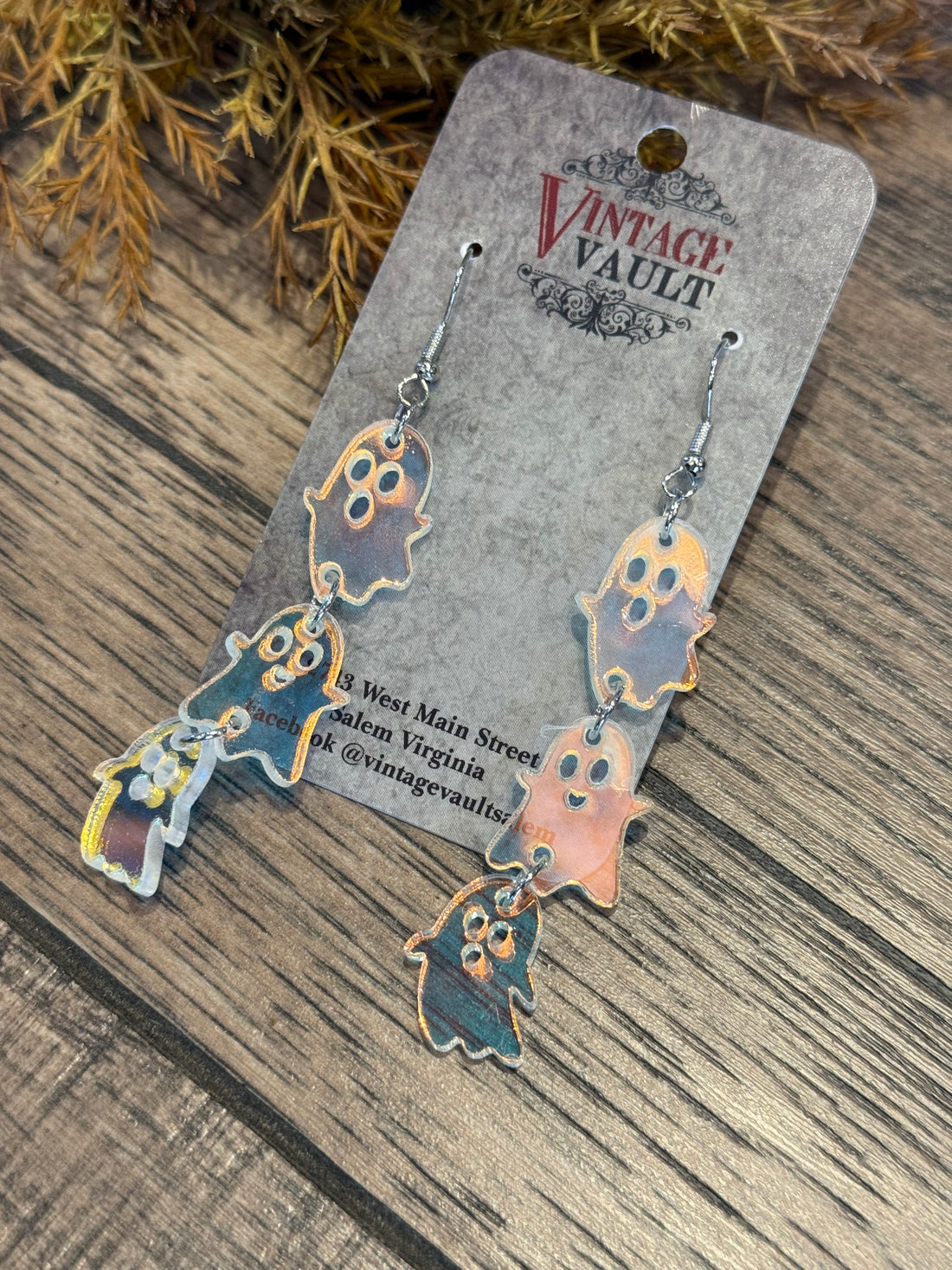Ghost Drop x 3 Earrings