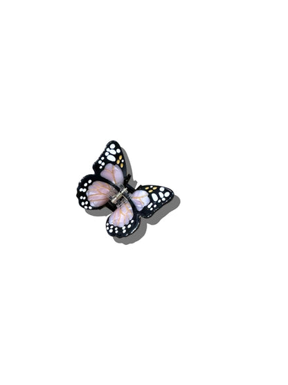 Hand Painted Mini Butterfly Claw Hair Clip