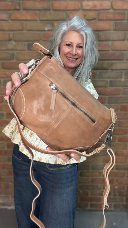 Leather Crossbody Luna Purse - Vintage Vault Boutique