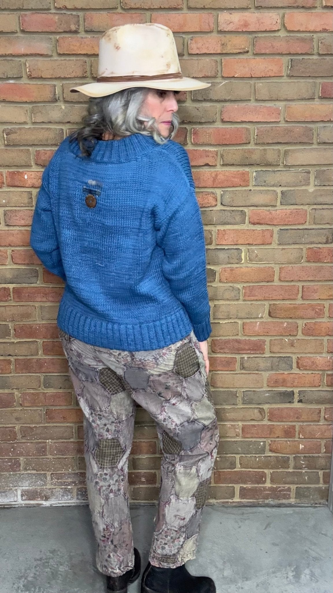Thelma Pullover Indigo - Vintage Vault Boutique