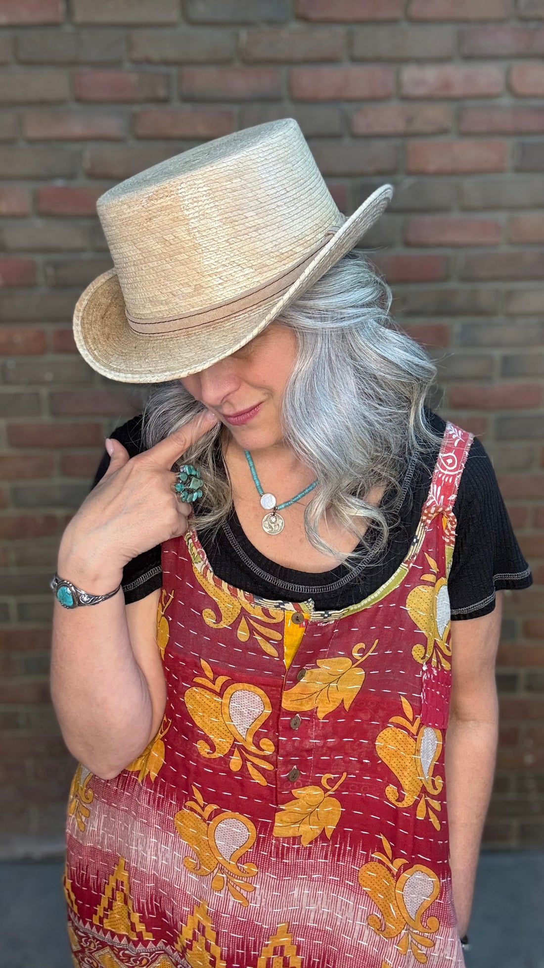 EVERGLADES - Straw Top Hat