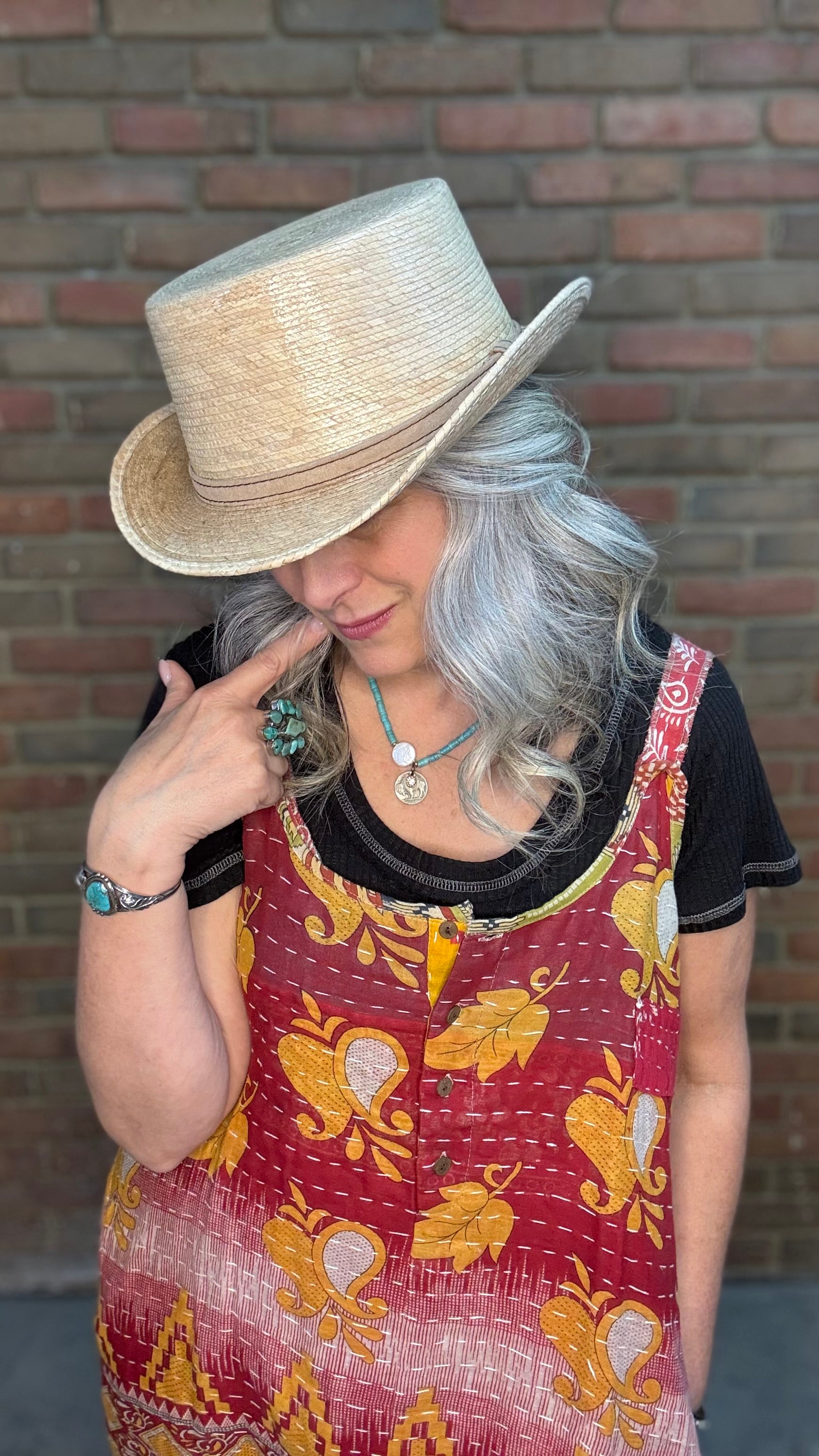 EVERGLADES - Straw Top Hat